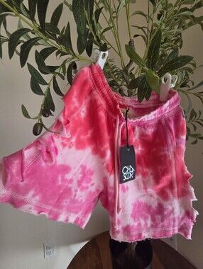 Chaser Pink Tie-Dye Lounge Bermudas